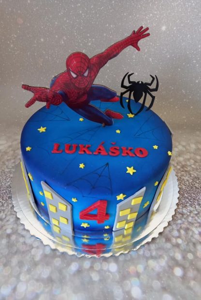 Spider-Man torta so zápichom