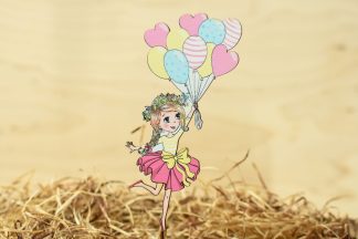 Dievčatko s balónmi