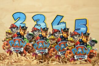 čísla paw patrol