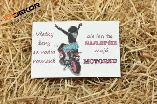 Magnetka pre motorkárku