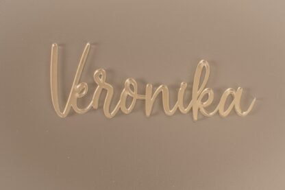 zlatá zrkadlová dekorácia