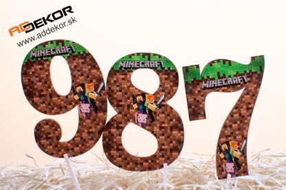 čísla na tortu minecraft