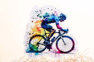 cyklista bike zápich na tortu