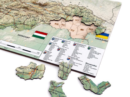 drevené puzzle slovensko