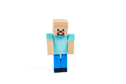 Minecraft postavička na tortu
