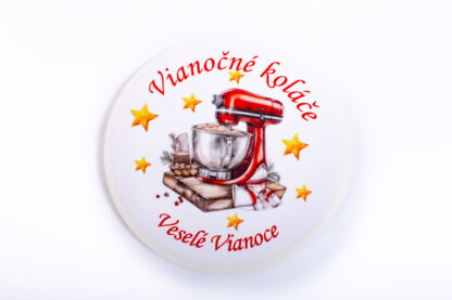 nálepka vianočné koláče
