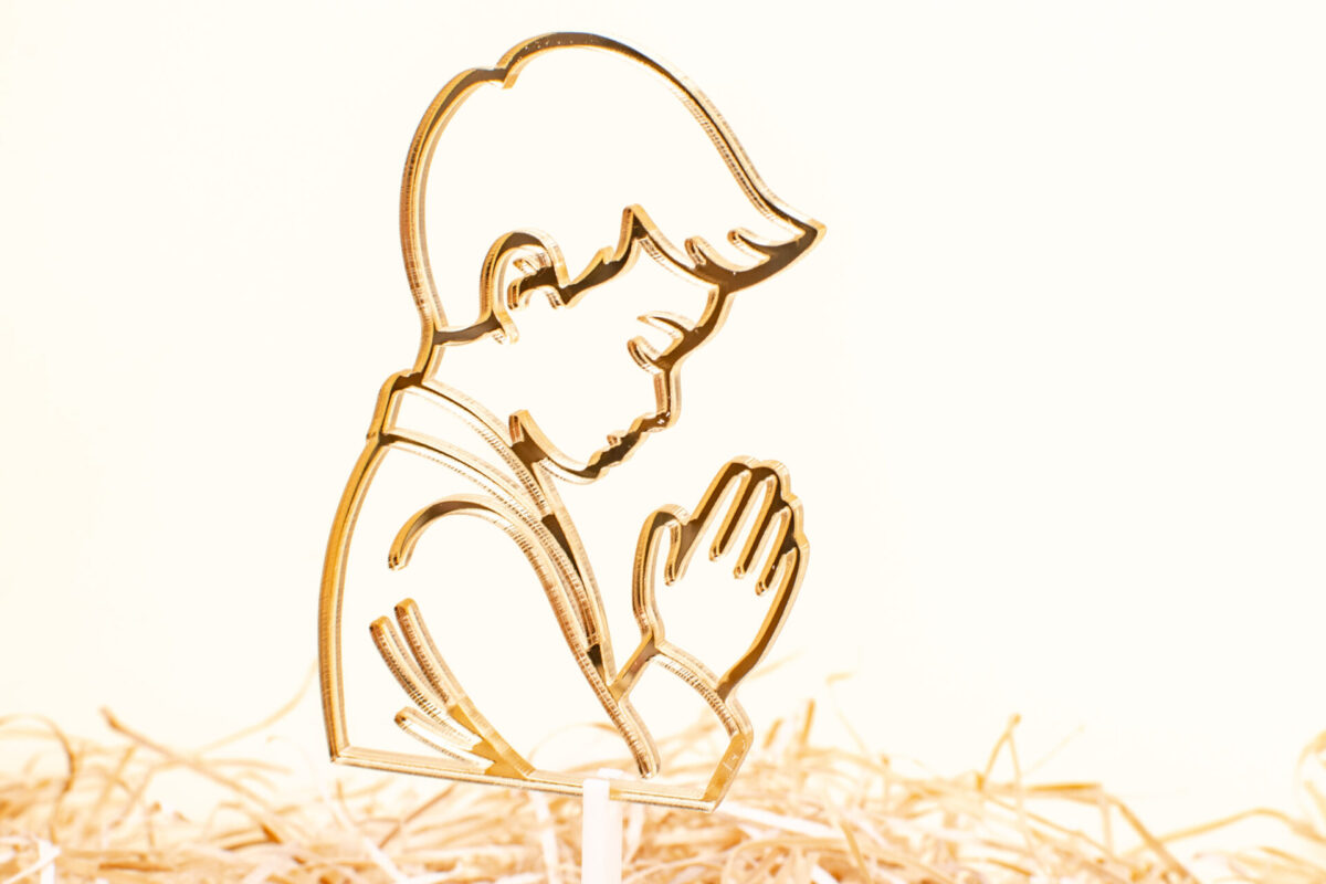 tortová dekorácia na prvé sväté prijímanie - chlapček